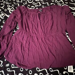Torrid Deep Purple Blouse